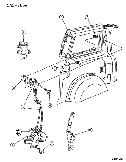 Actuator Assembly, W/Cable
