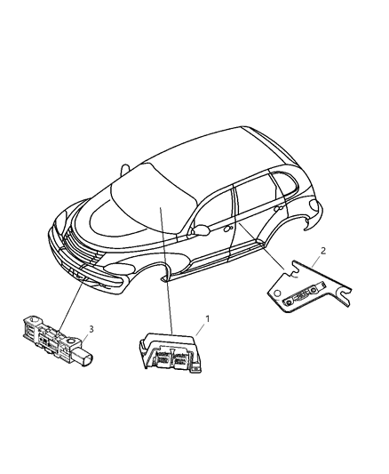 Module Air Bag Control