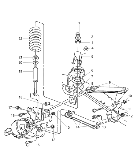 Shock Absorber Kit Suspension Front