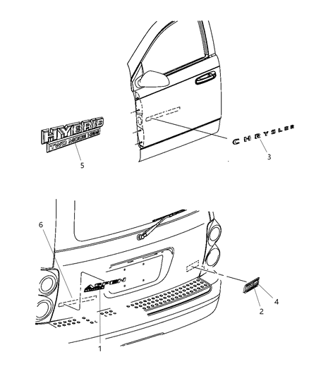 Nameplate Chrysler