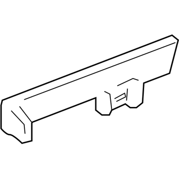 Dampener, Instrument Panel Compartment Door