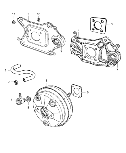 Bracket Brake Booster