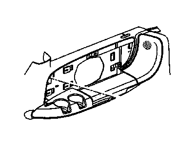 New 2005 Fits Chrysler Grand Caravan, Town & Country Panel-Quarter Trim - Part # YZ96BD1AB