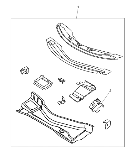 Bracket Cowl Plenum