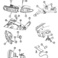 Bracket, Headlamp Mounting, Adjusting Screws Part Of Headlamp Assy., Stamped 5941070-1, Right
