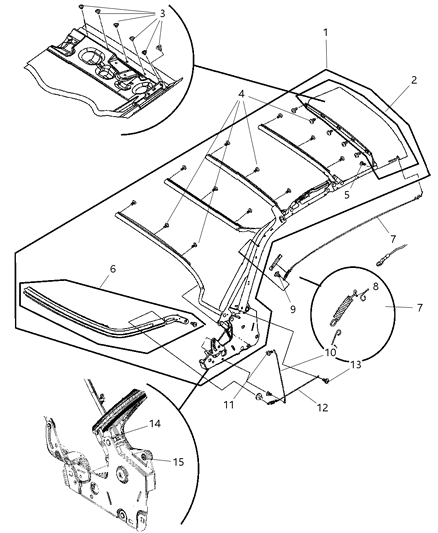 Bow Folding Top Rear