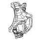 New 2013-2018 Fits Chrysler 3500, 4500, 5500 Front-Steering Knuckle Spindle - Part # 68217027AA