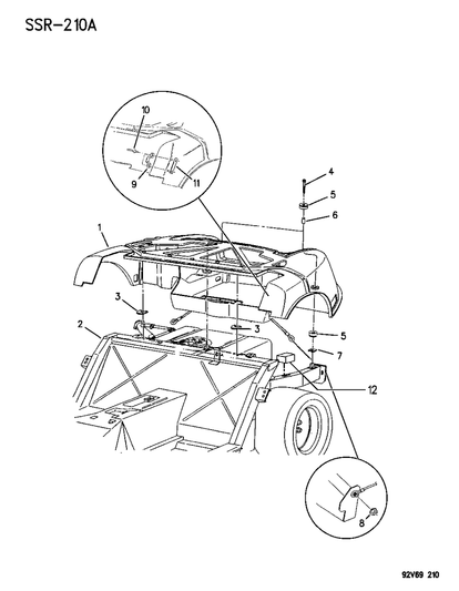 Pan Assembly, Trunk (Primed)