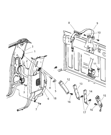 Seat Belt Front Outer