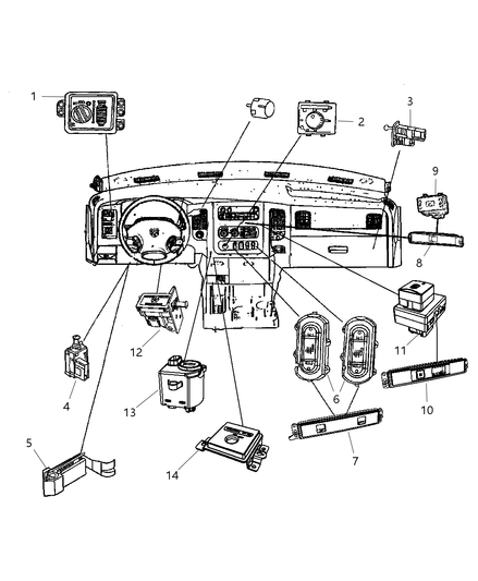 Switch And Bracket Clutch Departure