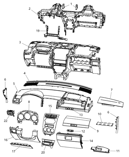 Mat Instrument Panel