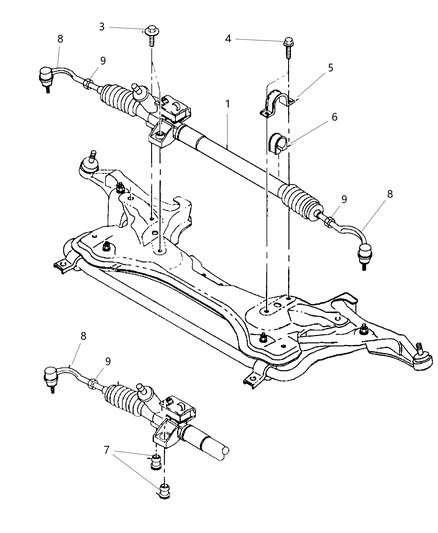 Clamp Steering Gear