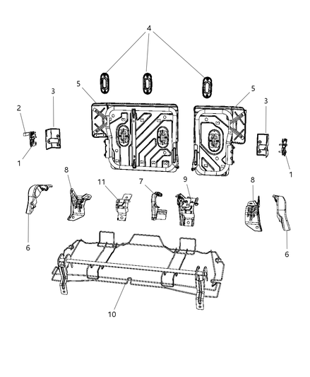 Bezel Seat Latch
