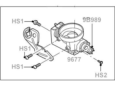 Body Assy - Carburettor Throttle