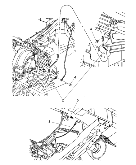 New 2005-2010 Fits Chrysler Grand Cherokee Strap-Ground - Part # 56038682AD