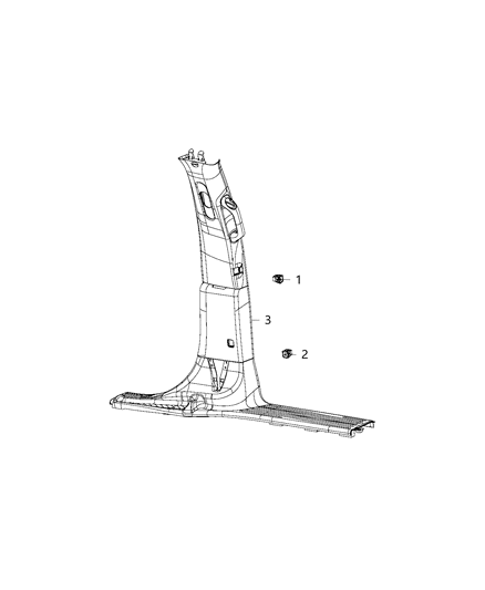 New 2017-2018 Fits Chrysler Pacifica Switch-Sliding Door - Part # 6DQ221X9AA