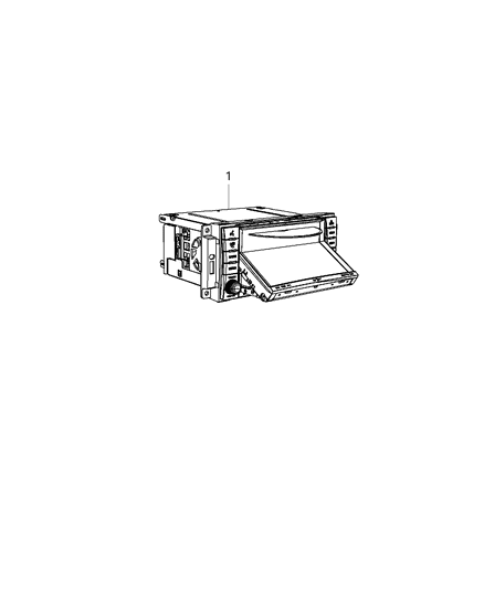 New 2014 Fits Chrysler 3500, 4500, 5500 Radio-Multi Media - Part # 68226686AC