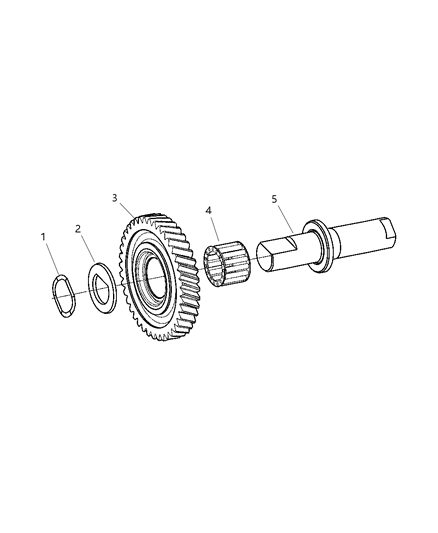 New 2002-2005 Fits Chrysler Neon Bearing - Part # 5069179AA