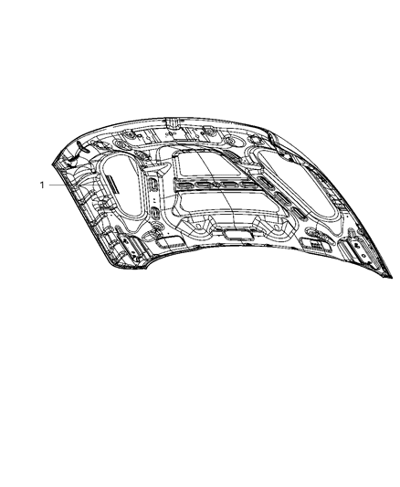 New 2011 Fits Chrysler 1500 Label-Vehicle Emission Control In - Part # 52014616AA