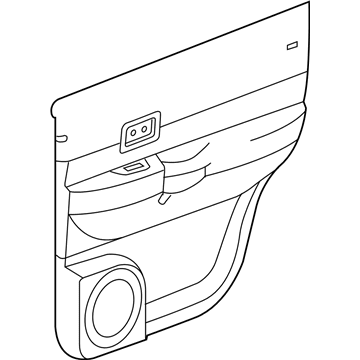 Panel Rear Door Trim