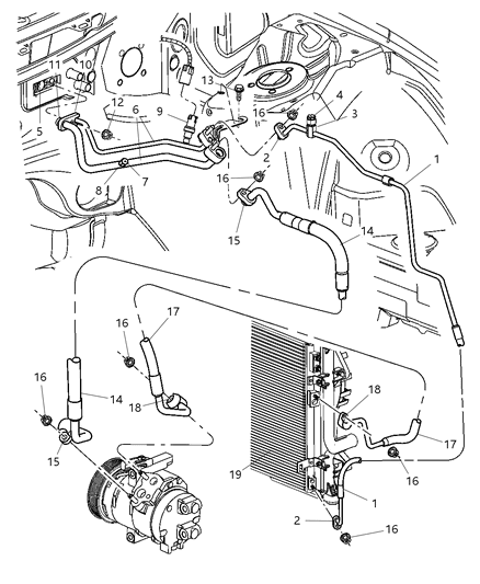 Line A/C Discharge