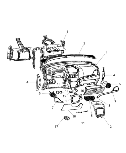 Applique Instrument Panel