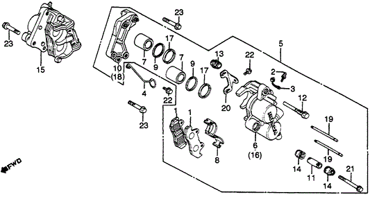 Bracket, L.