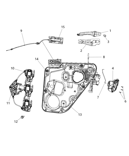 Latch Rear Door