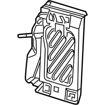 Frame Rear Seat Back Includes Latch And Cable