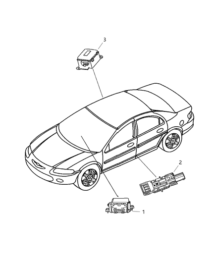 Module Air Bag Control