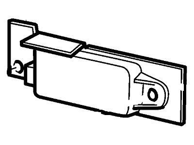 Sensor And Bracket Asy. (Air Bag Side)