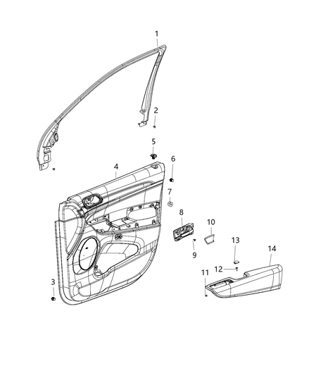 Panel Front Door Trim