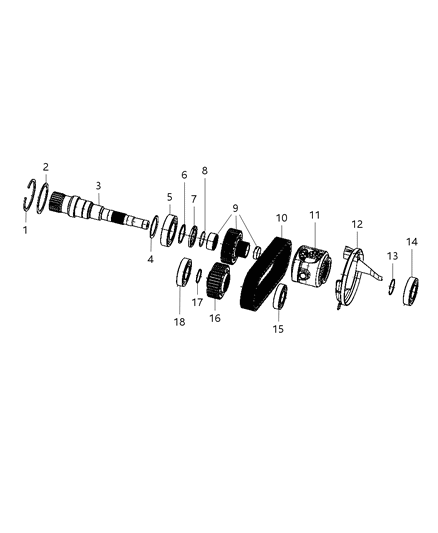 Mainshaft Transfer Case