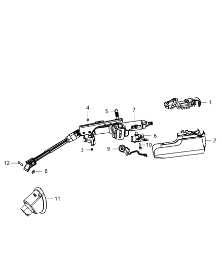 Shroud Steering Column Lower