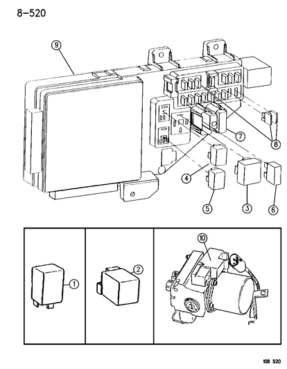 Module, (Relay) Window Drop Assy., Window Down