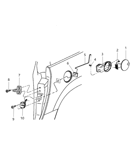 Housing Fuel Filler
