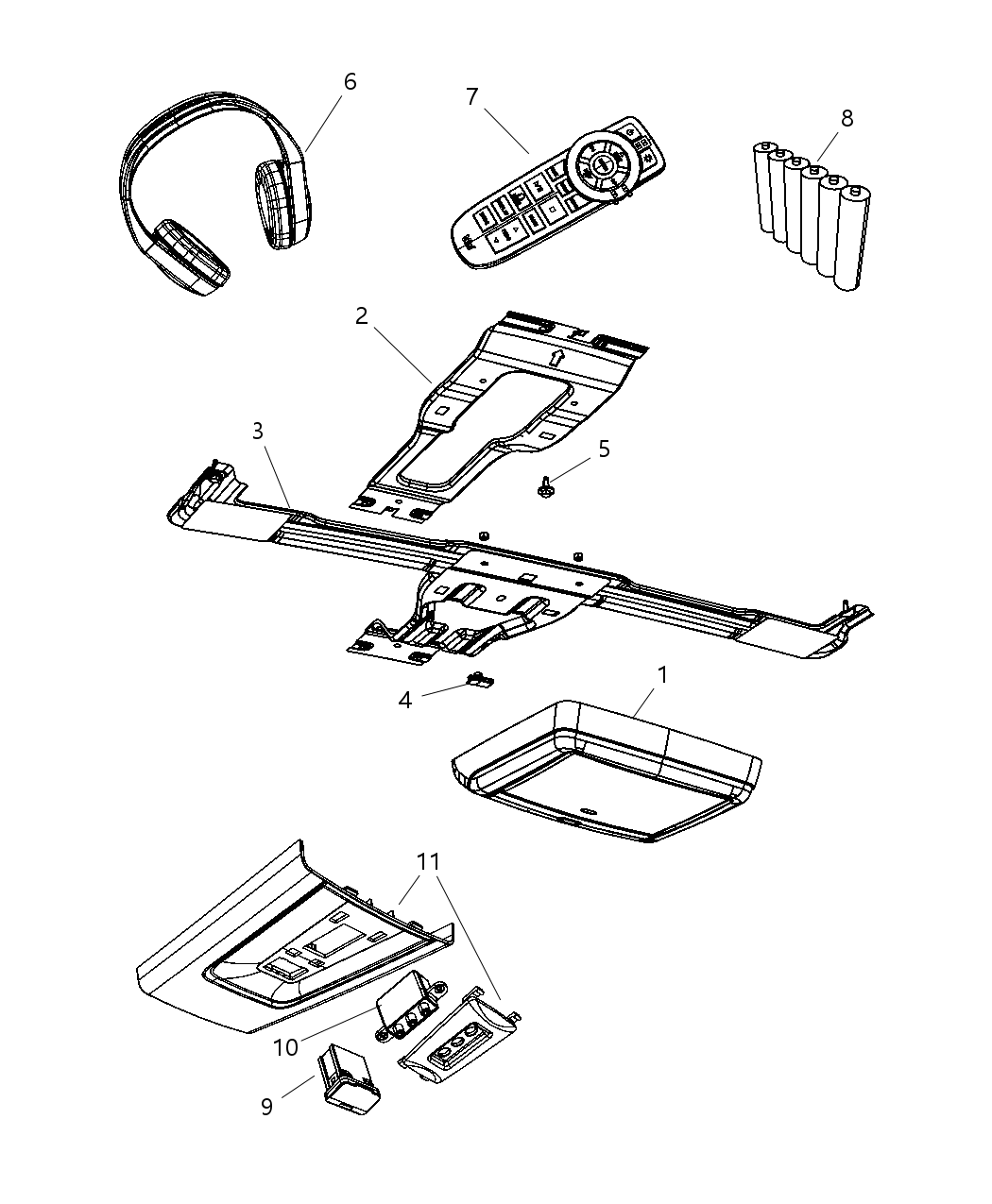 Bracket Dvd Screen