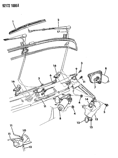 Arm, Wiper