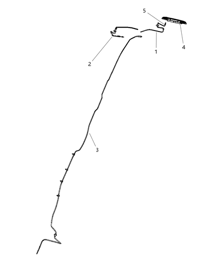 Nozzle Liftgate Washer