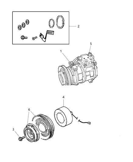 Clutch Overhaul Kit A/C Compressor