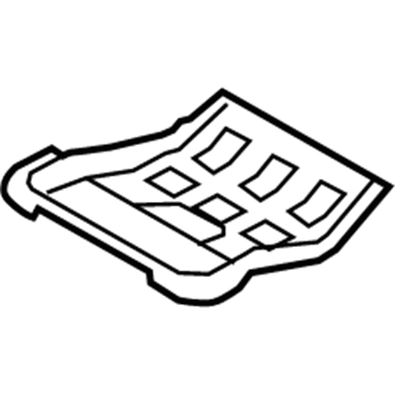 Frame And Spring - Rr Seat Cushion