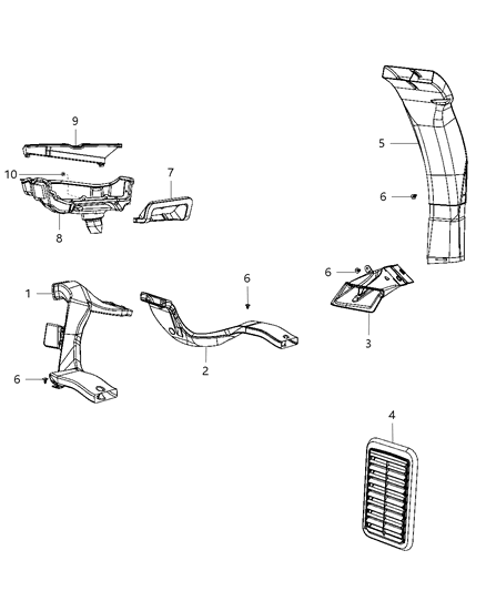 Adapter A/C And Heater Unit