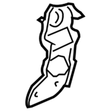 Bracket, Folding Rear Seat