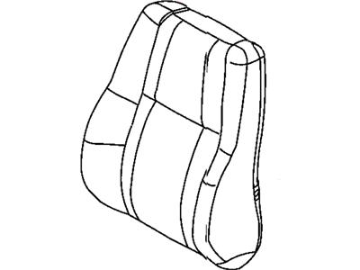 New 2013 Fits Chrysler Grand Cherokee Front Seat Back Cover - Part # 5NX81DX9AB