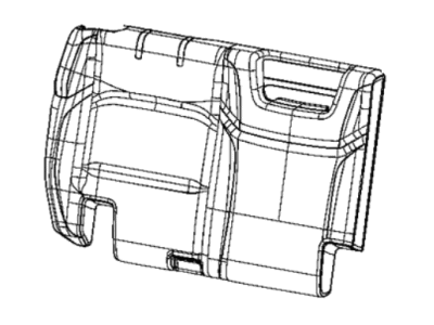 New 2020 Fits Chrysler Wrangler Rear Seat Back Cover - Part # 7AU72NR3AA