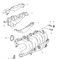 New OEM Genuine Plymouth, Lower Engine Intake Manifold Gasket - Part # 4648623AB
