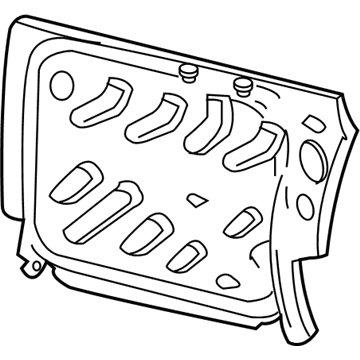 Frame - Rear Seat Back Retaining