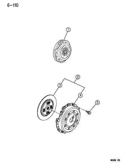 Clutch Assembly, W/Disc, Modular (Complete)