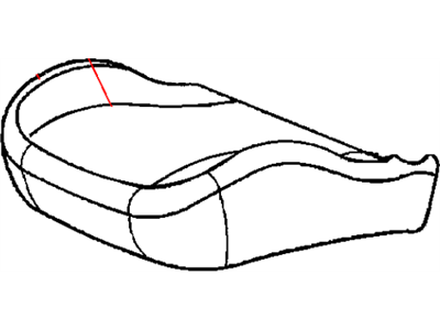 New 2003 Fits Chrysler Grand Cherokee Front Seat Cushion Cover - Part # XU141DBAA