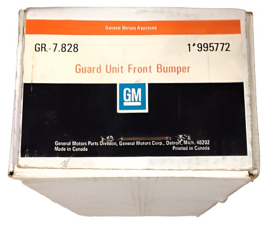 New OEM 1973-1980 Chevrolet GMC Van Front Bumper Guards Kit Left & Right, Part # 995772